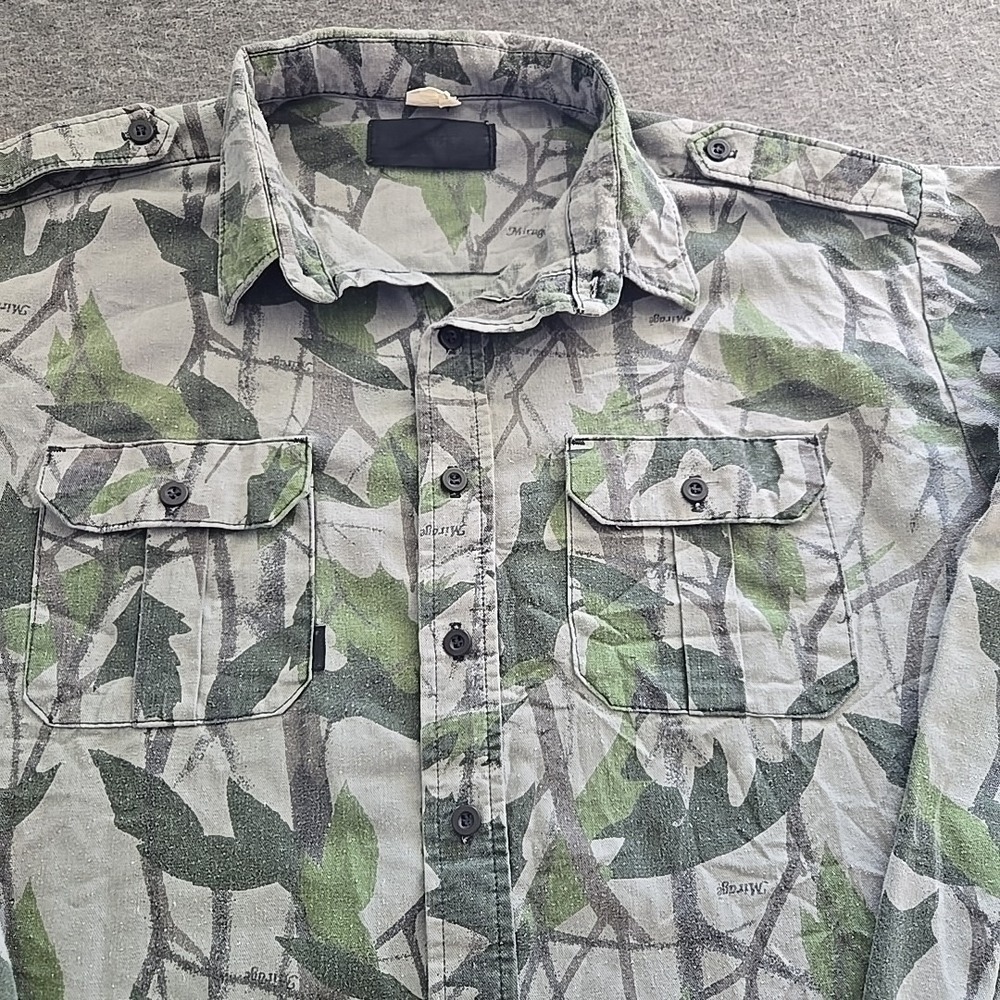 VTG Himalayan Camo Shirt Mens XXL 2XL Mirage Hunting Tree Camouflage Industries